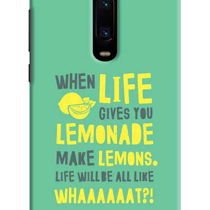 Quote Redmi K20 Pro Hard Case Back Cover by Casekaro