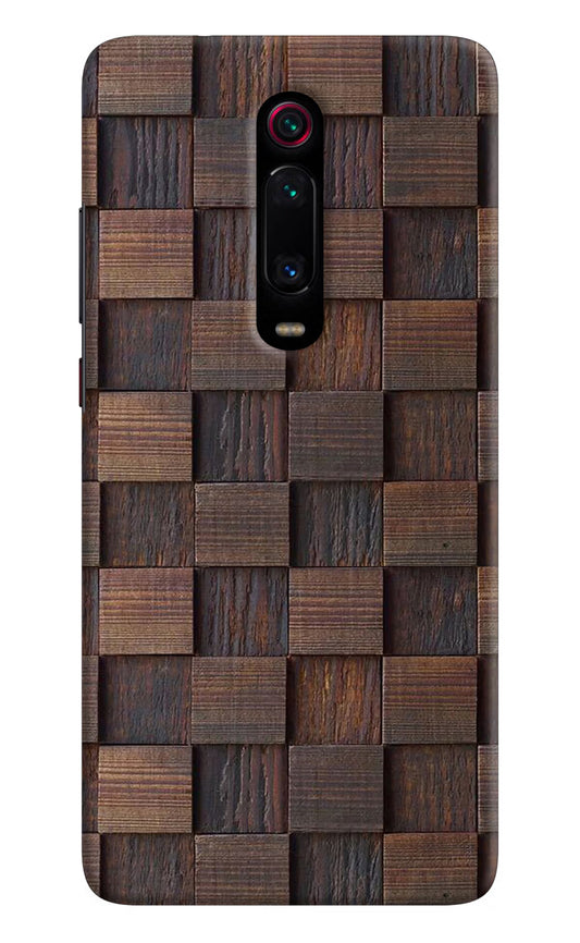 Wooden Cube Design Redmi K20 Pro Hard Case Back Cover by Casekaro
