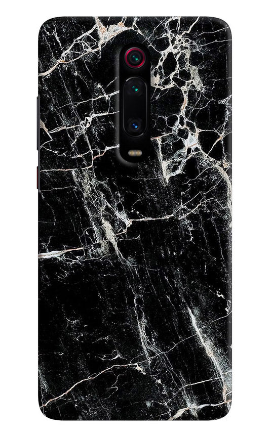 Black Marble Texture Redmi K20 Pro Hard Case Back Cover by Casekaro