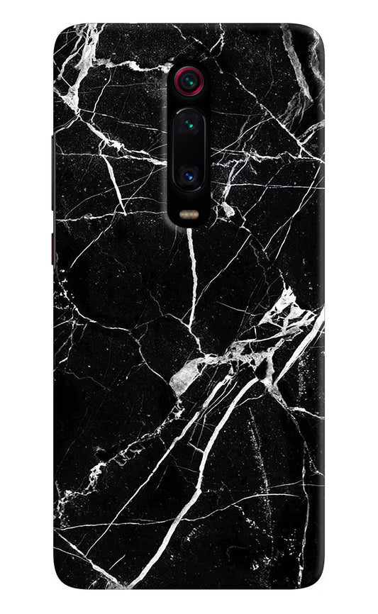 Black Marble Pattern Redmi K20 Pro Hard Case Back Cover by Casekaro