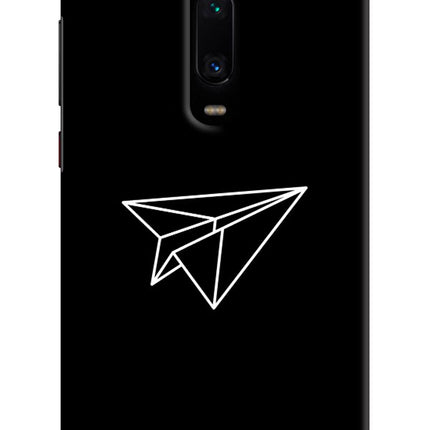 Paper Plane White Redmi K20 Pro Hard Case Back Cover by Casekaro