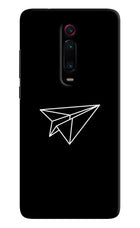 Paper Plane White Redmi K20 Pro Hard Case Back Cover by Casekaro