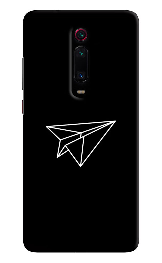 Paper Plane White Redmi K20 Pro Hard Case Back Cover by Casekaro