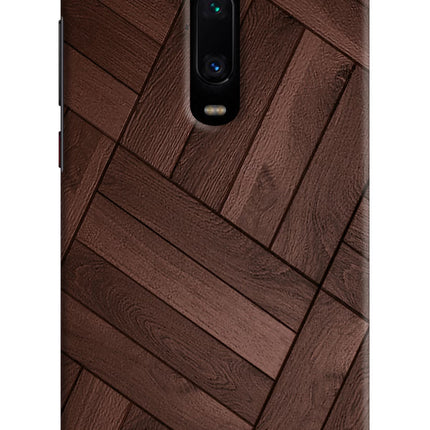 Wooden Texture Design Redmi K20 Pro Hard Case Back Cover by Casekaro