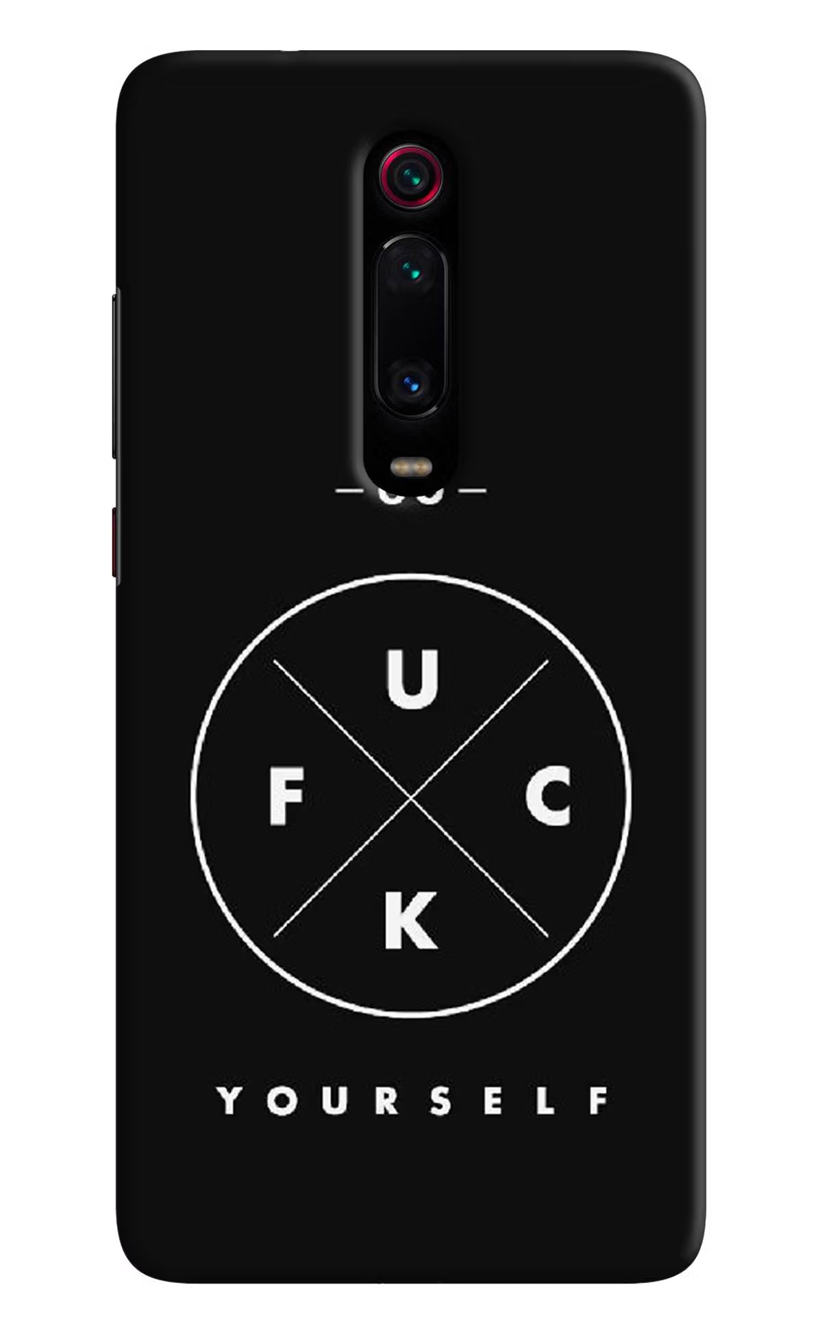Go Fuck Yourself Redmi K20 Pro Hard Case Back Cover by Casekaro