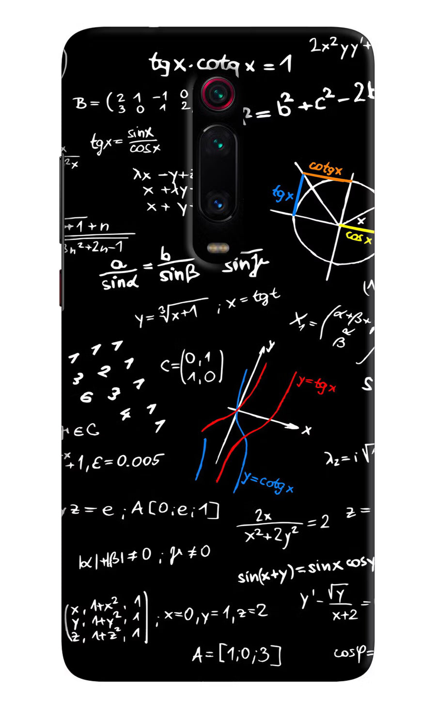 Mathematics Formula Redmi K20 Pro Back Cover, Hard case