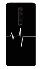 Heart Beats Redmi K20 Pro Hard Case Back Cover by Casekaro
