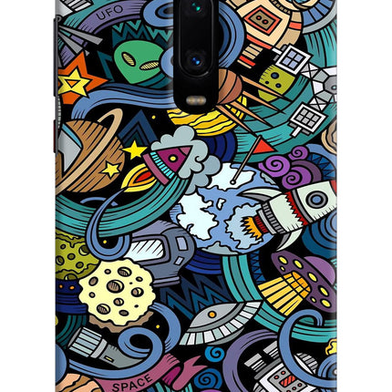 Space Abstract Redmi K20 Pro Hard Case Back Cover by Casekaro