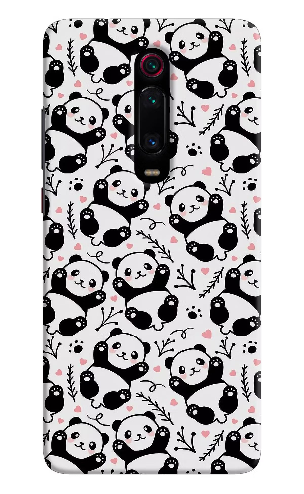 Cute Panda Redmi K20 Pro Hard Case Back Cover by Casekaro