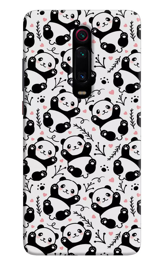 Cute Panda Redmi K20 Pro Hard Case Back Cover by Casekaro