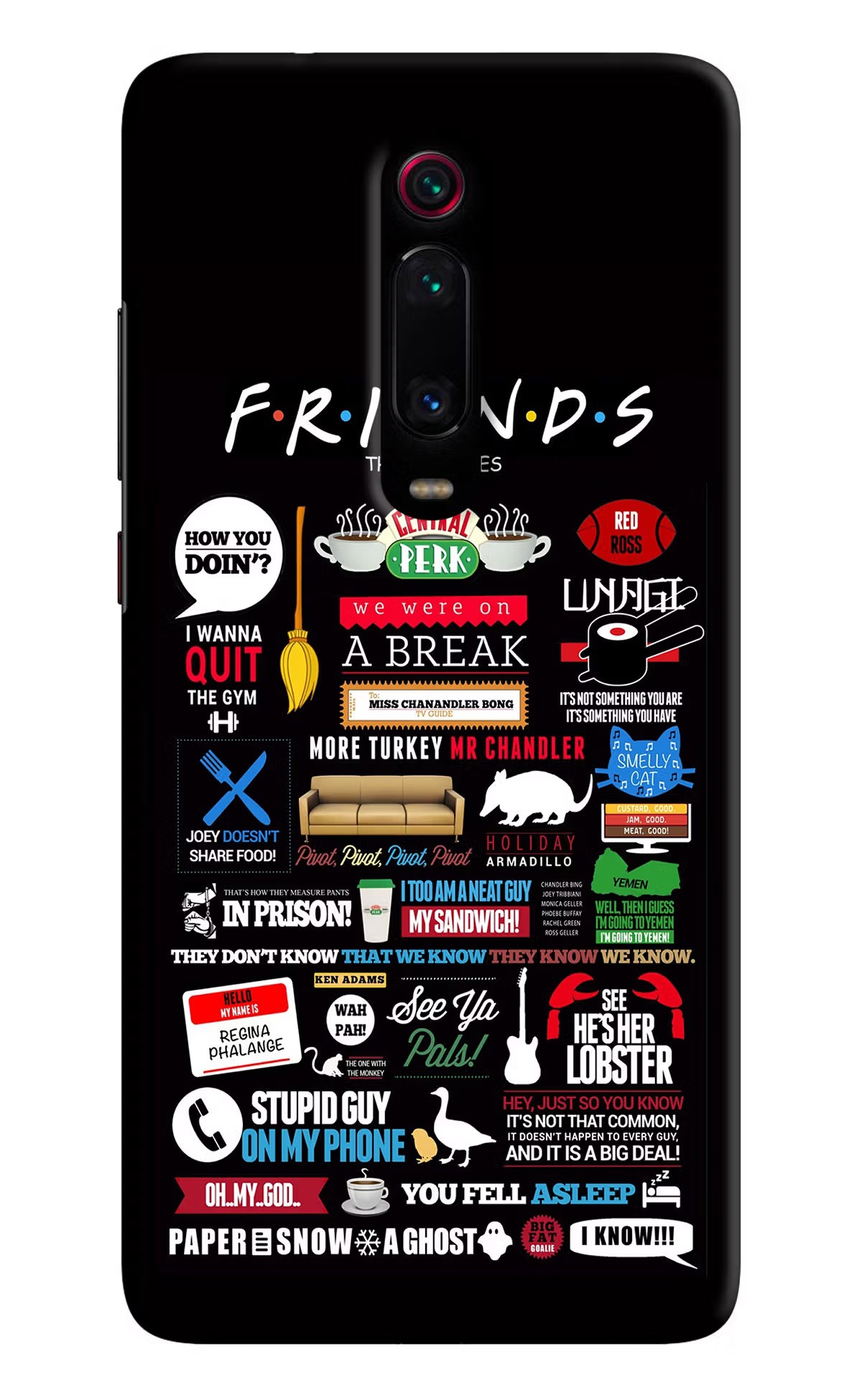 FRIENDS Redmi K20 Pro Hard Case Back Cover by Casekaro