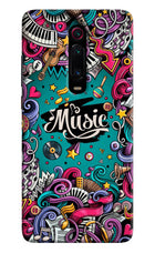 Music Graffiti Redmi K20 Pro Hard Case Back Cover by Casekaro