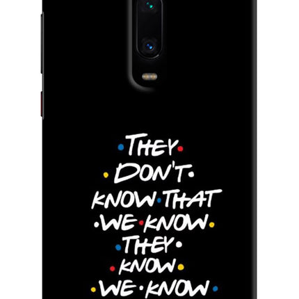 FRIENDS Dialogue Redmi K20 Pro Hard Case Back Cover by Casekaro