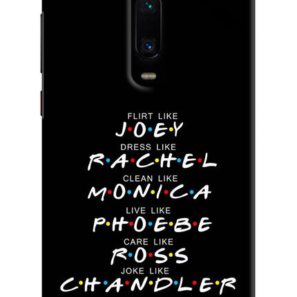 FRIENDS Character Redmi K20 Pro Hard Case Back Cover by Casekaro