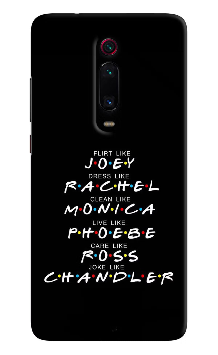 FRIENDS Character Redmi K20 Pro Back Cover, Hard case