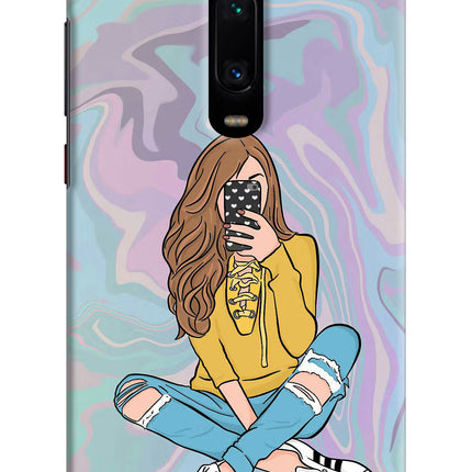 Selfie Girl Redmi K20 Pro Hard Case Back Cover by Casekaro