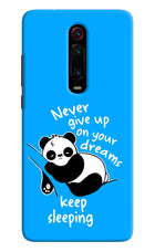 Keep Sleeping Redmi K20 Pro Hard Case Back Cover by Casekaro