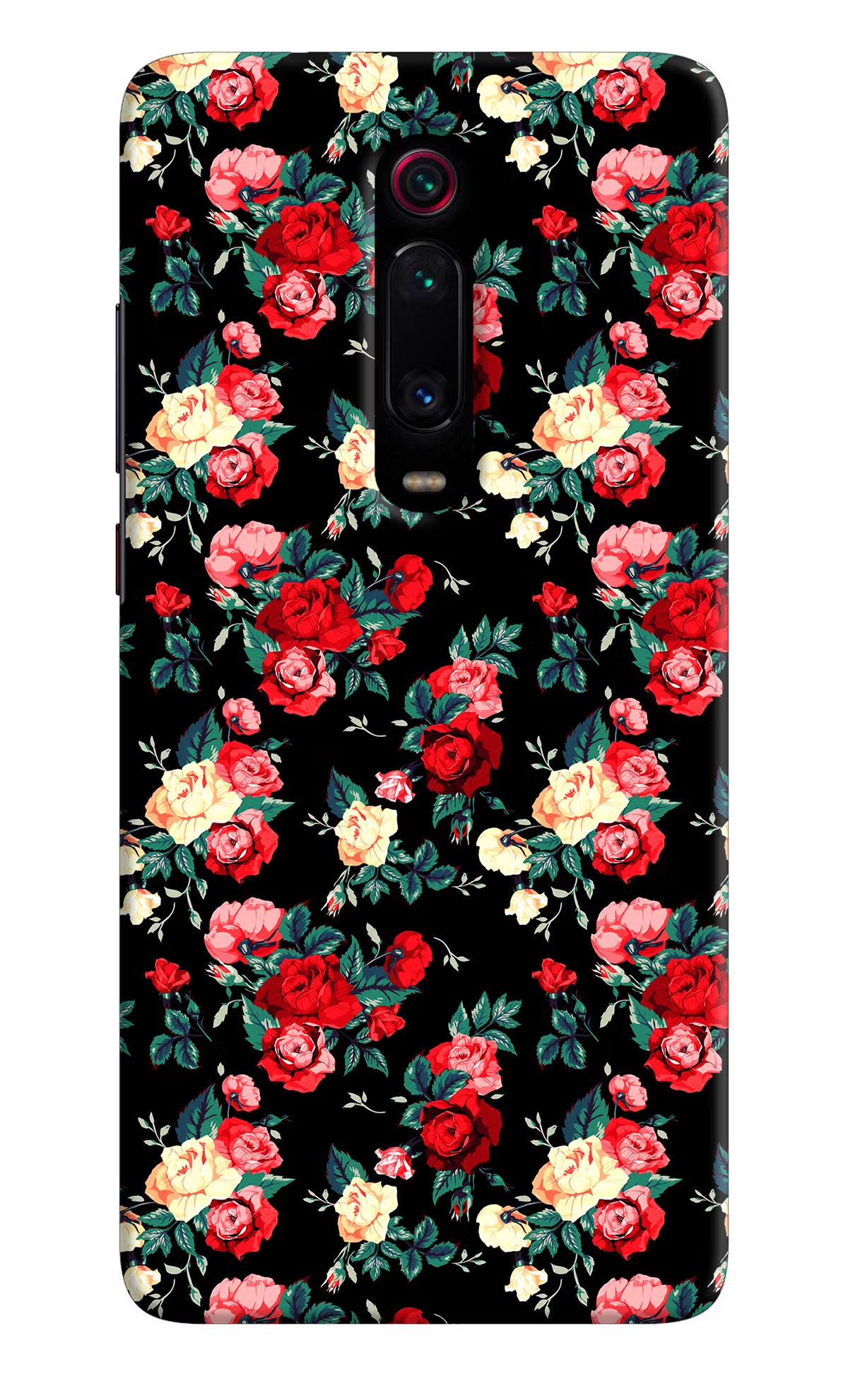 Rose Pattern Redmi K20 Pro Hard Case Back Cover by Casekaro