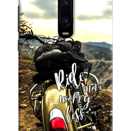 Ride More Worry Less Redmi K20 Pro Hard Case Back Cover by Casekaro