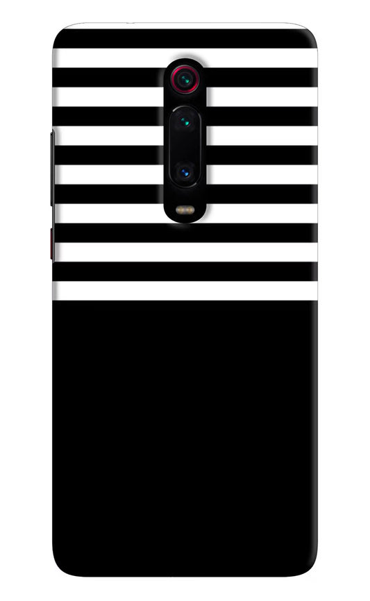 Black and White Print Redmi K20 Pro Hard Case Back Cover by Casekaro