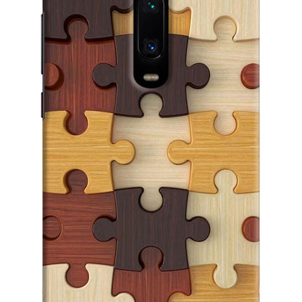 Wooden Puzzle Redmi K20 Pro Hard Case Back Cover by Casekaro