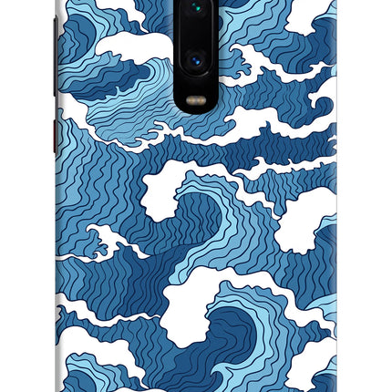 Blue Waves Redmi K20 Pro Hard Case Back Cover by Casekaro