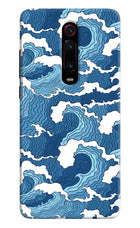 Blue Waves Redmi K20 Pro Hard Case Back Cover by Casekaro