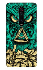 Green Owl Redmi K20 Pro Hard Case Back Cover by Casekaro