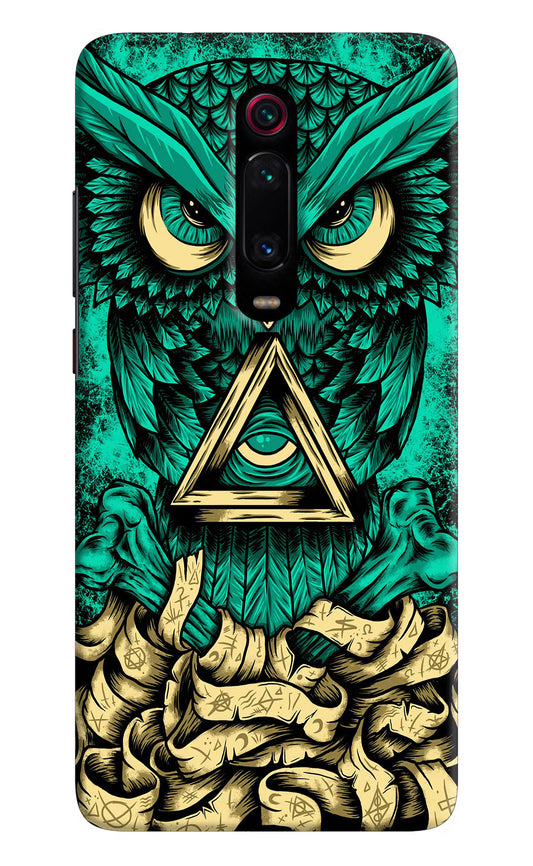 Green Owl Redmi K20 Pro Hard Case Back Cover by Casekaro