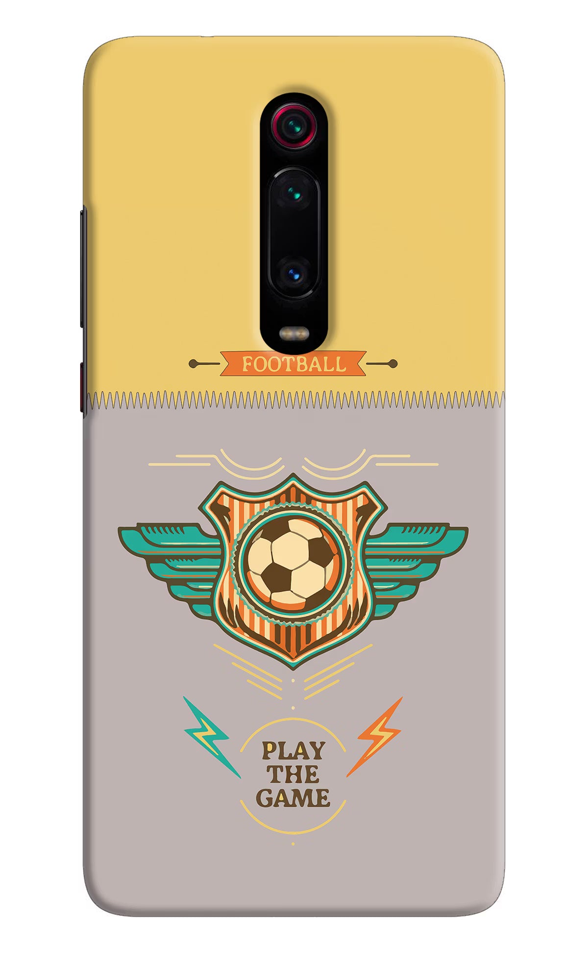 Football Redmi K20 Pro Hard Case Back Cover by Casekaro