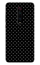 White Dots Redmi K20 Pro Hard Case Back Cover by Casekaro