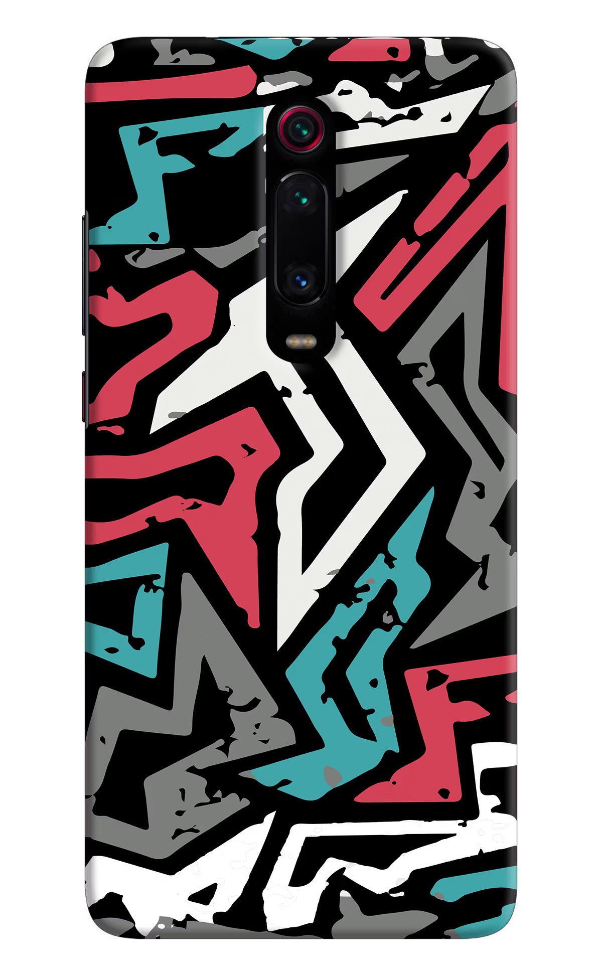 Geometric Graffiti Redmi K20 Pro Hard Case Back Cover by Casekaro