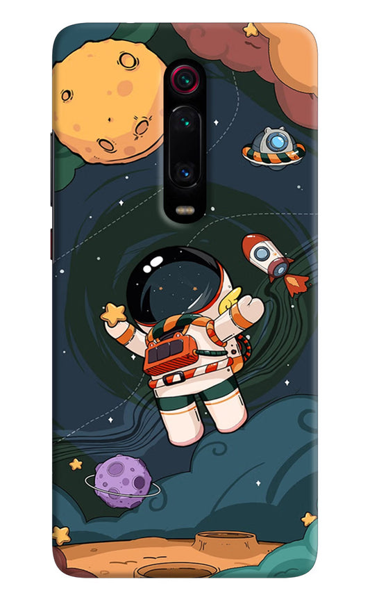 Cartoon Astronaut Redmi K20 Pro Hard Case Back Cover by Casekaro