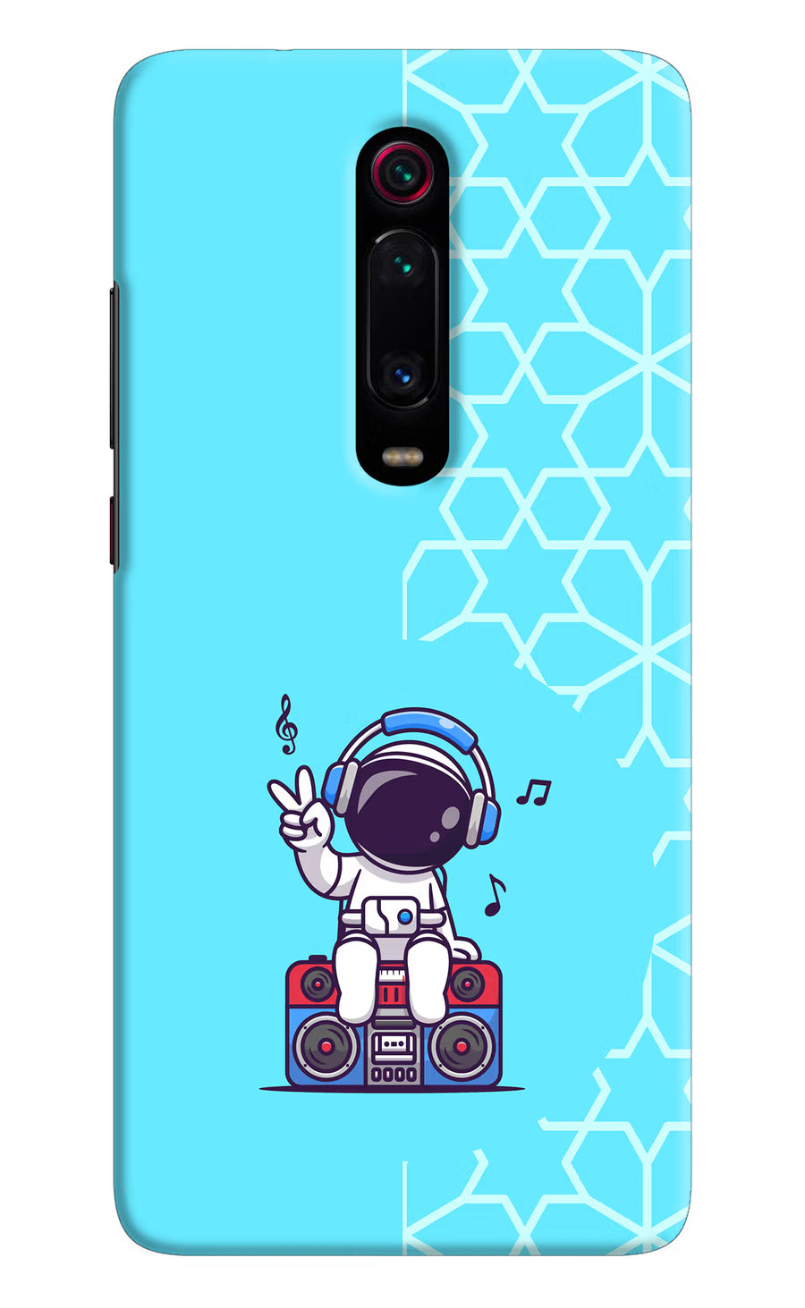Cute Astronaut Chilling Redmi K20 Pro Back Cover, Hard case