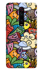Veggie Doodle Redmi K20 Pro Hard Case Back Cover by Casekaro