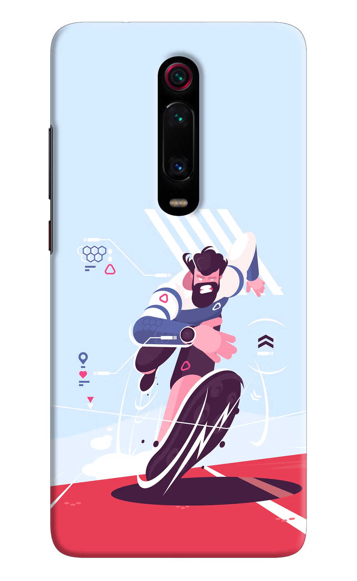 Run Pro Redmi K20 Pro Hard Case Back Cover by Casekaro