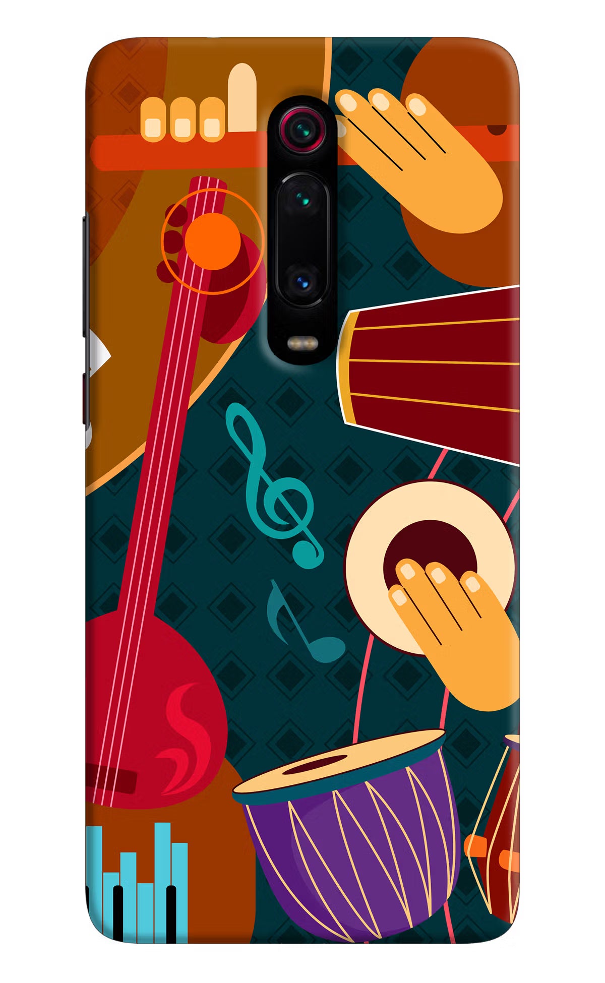 Music Instrument Redmi K20 Pro Hard Case Back Cover by Casekaro