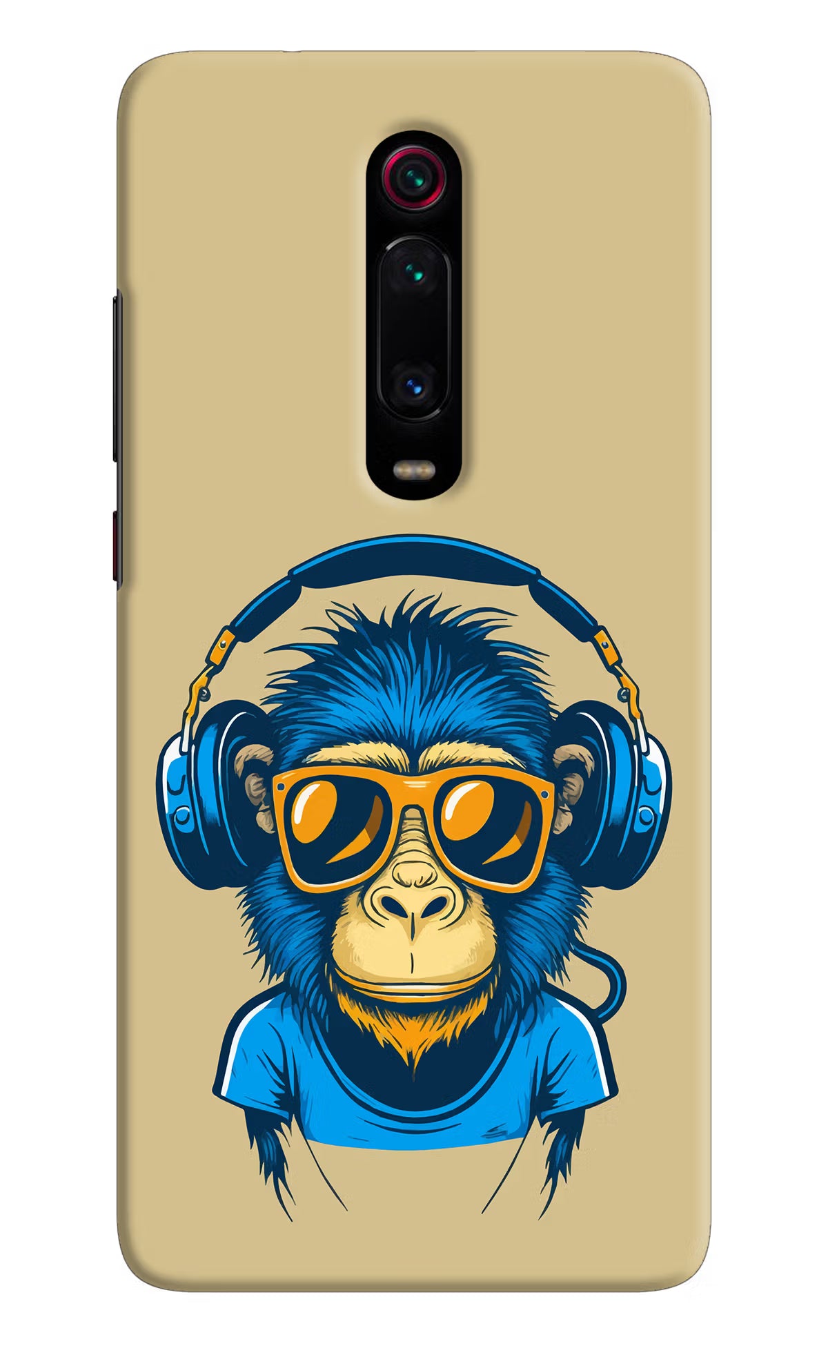 Monkey Headphone Redmi K20 Pro Hard Case Back Cover by Casekaro