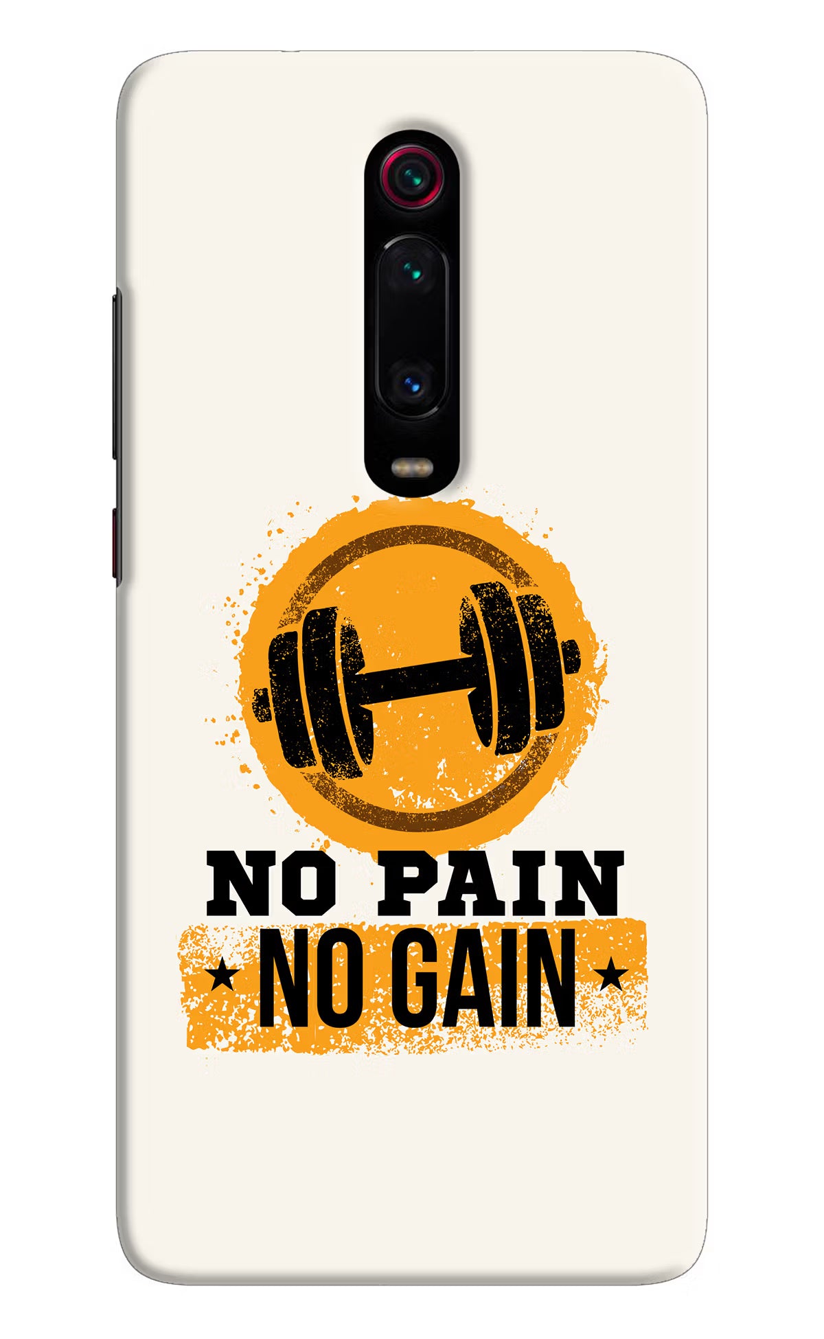 No Pain No Gain Redmi K20 Pro Hard Case Back Cover by Casekaro