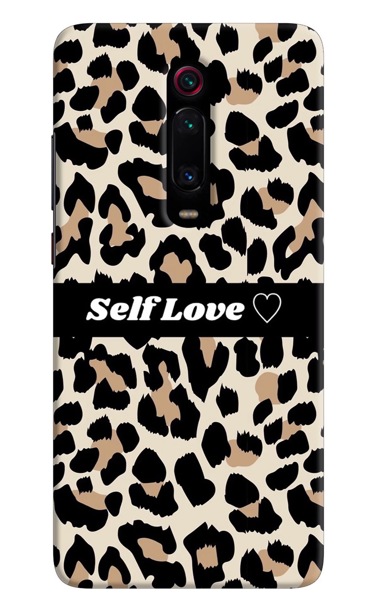 Leopard Print Self Love Redmi K20 Pro Hard Case Back Cover by Casekaro