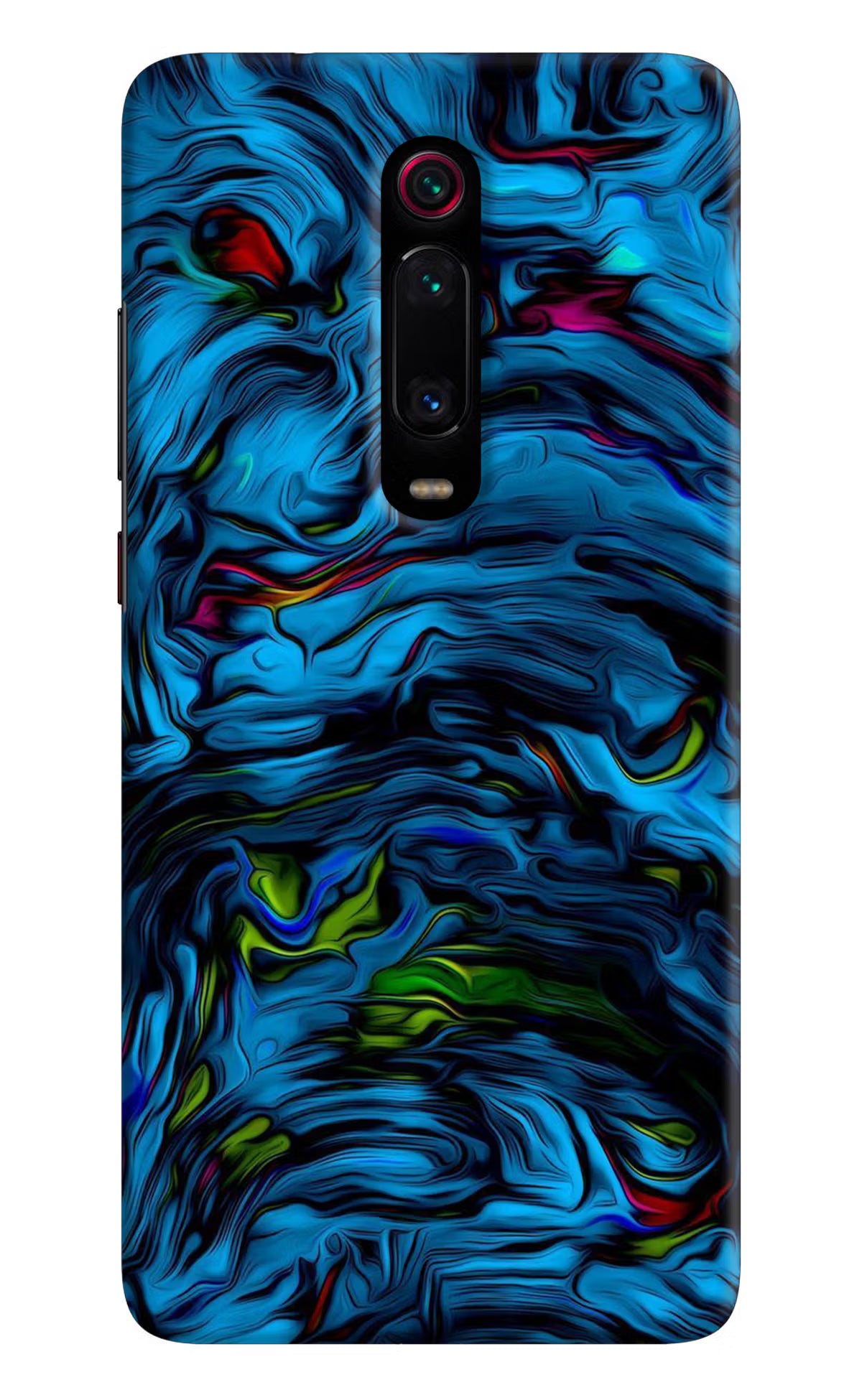 Dark Blue Abstract Redmi K20 Pro Hard Case Back Cover by Casekaro