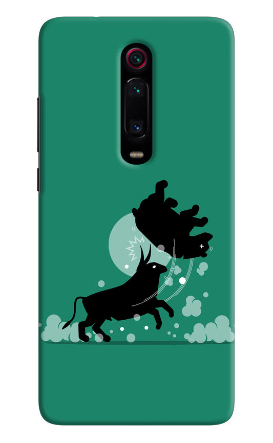 Bull Conqueror Redmi K20 Pro Hard Case Back Cover by Casekaro
