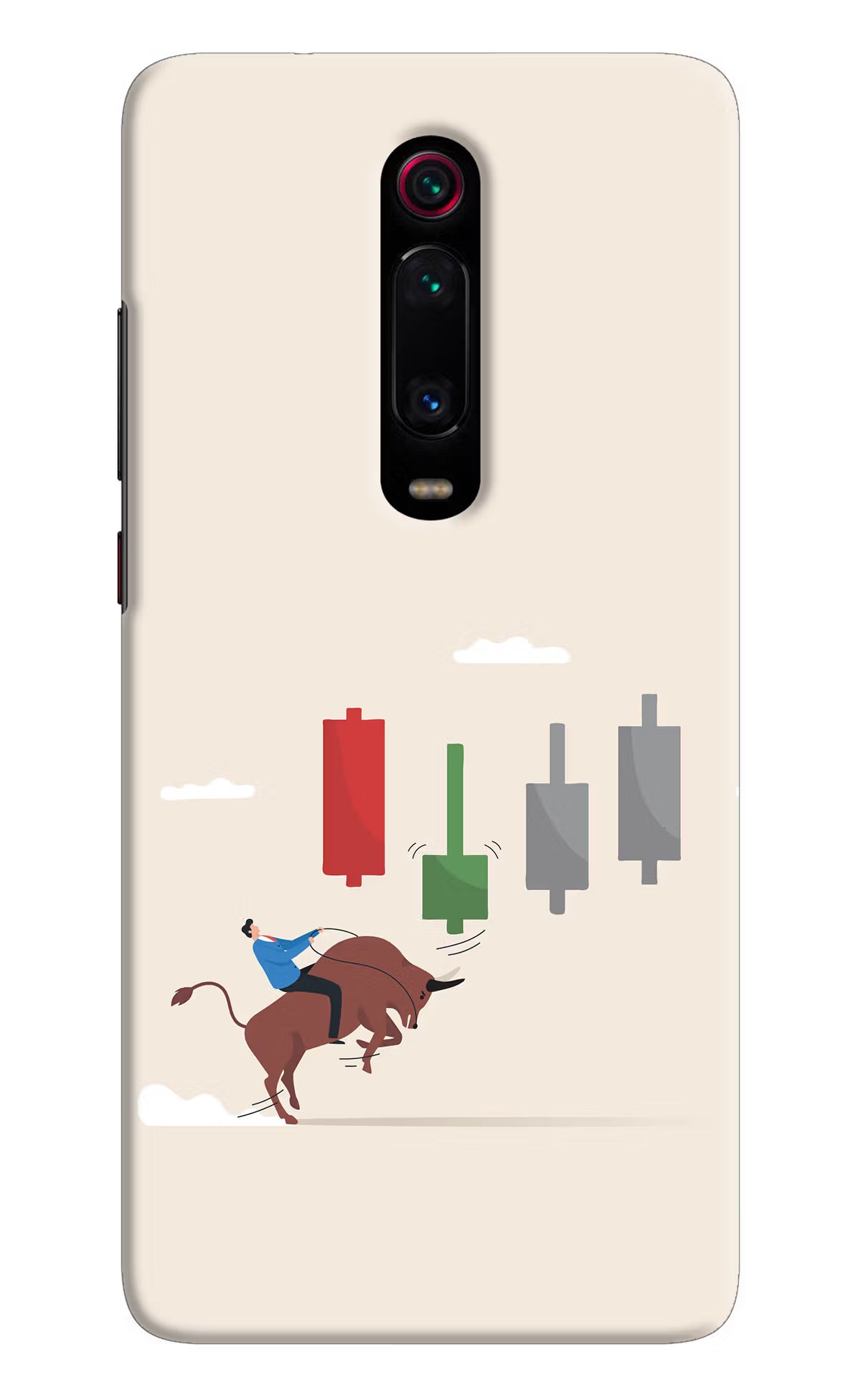 Bull Trading Momentum Redmi K20 Pro Hard Case Back Cover by Casekaro