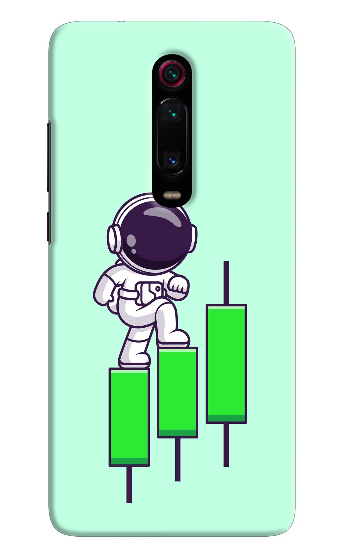 Astronaut Trader Redmi K20 Pro Hard Case Back Cover by Casekaro