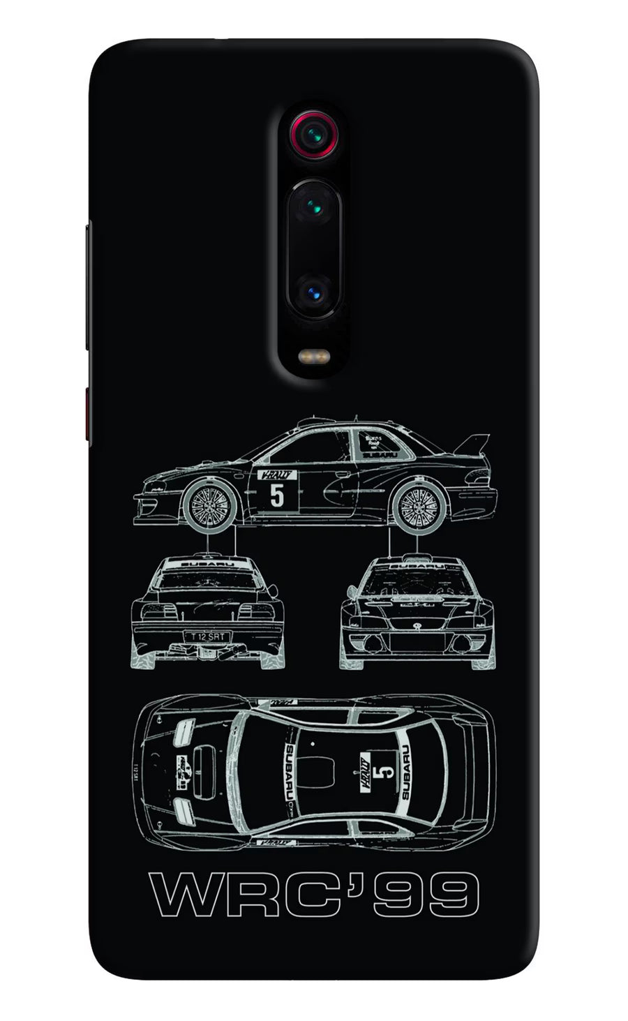 WRC'99 Redmi K20 Pro Back Cover, Hard case