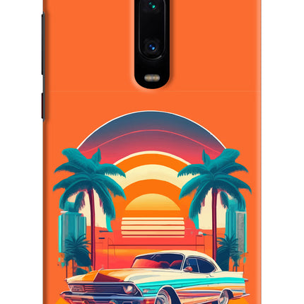 Palm Drive 80s Redmi K20 Pro Hard Case Back Cover by Casekaro