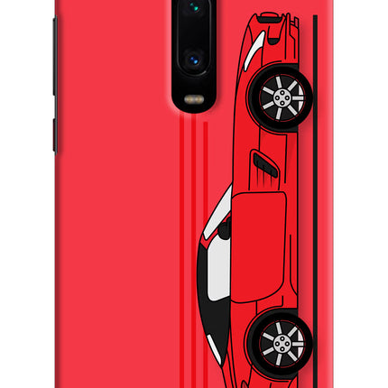 Red Velocity Redmi K20 Pro Hard Case Back Cover by Casekaro