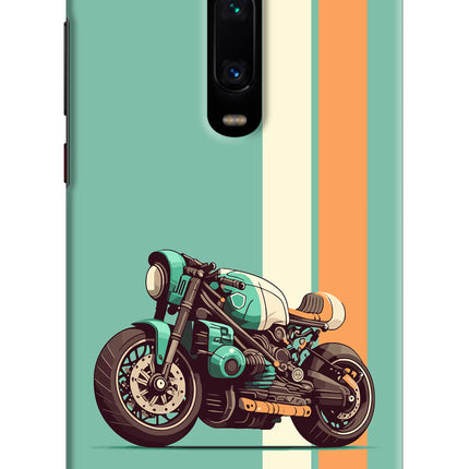 Striped Moto Drift Redmi K20 Pro Hard Case Back Cover by Casekaro