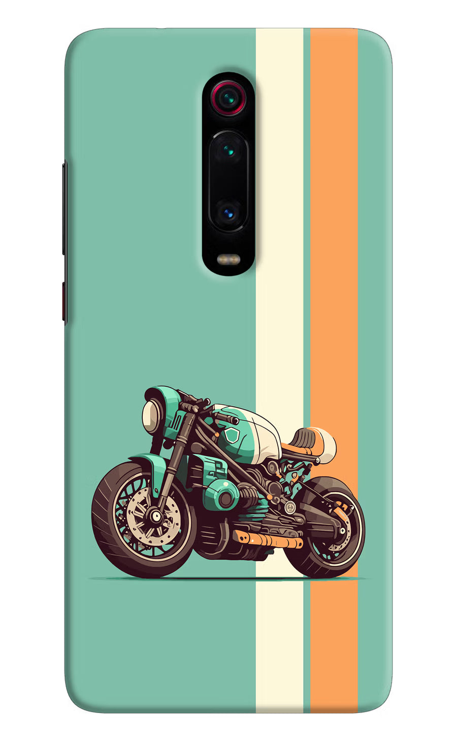 Striped Moto Drift Redmi K20 Pro Back Cover, Hard case