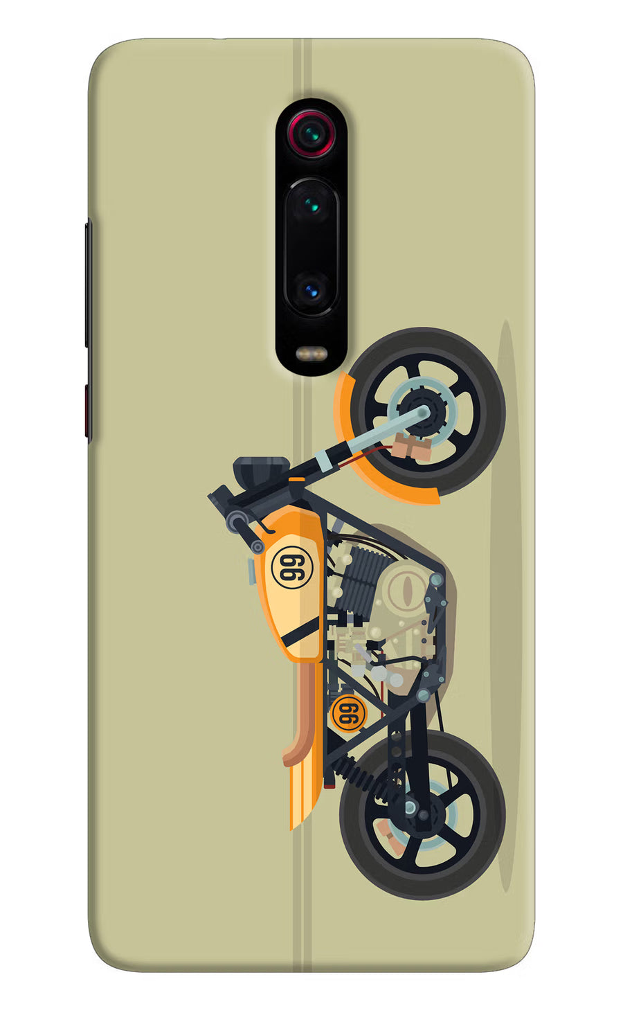 Vertical Speedster Redmi K20 Pro Back Cover, Hard case